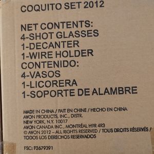 Mini Decanter Scotch set